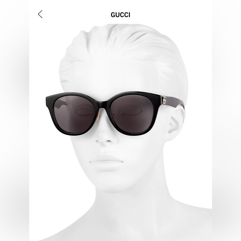 Gucci round sunglasses double GG frames shades